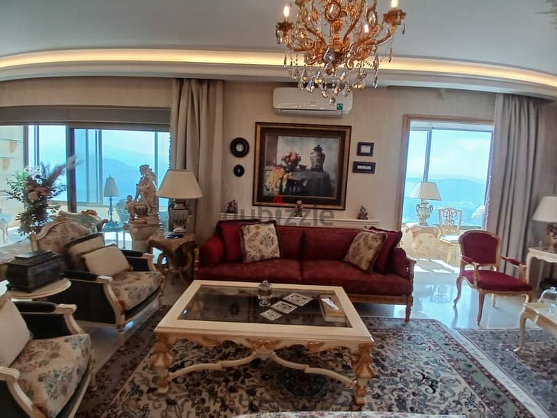 L15968-Fully Furnished Decorated Apartment For Sale in Broumana 4