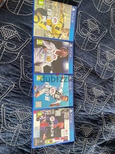 Very lightly used FIFA 17, FIFA 18 FIFA 19, FIFA 21