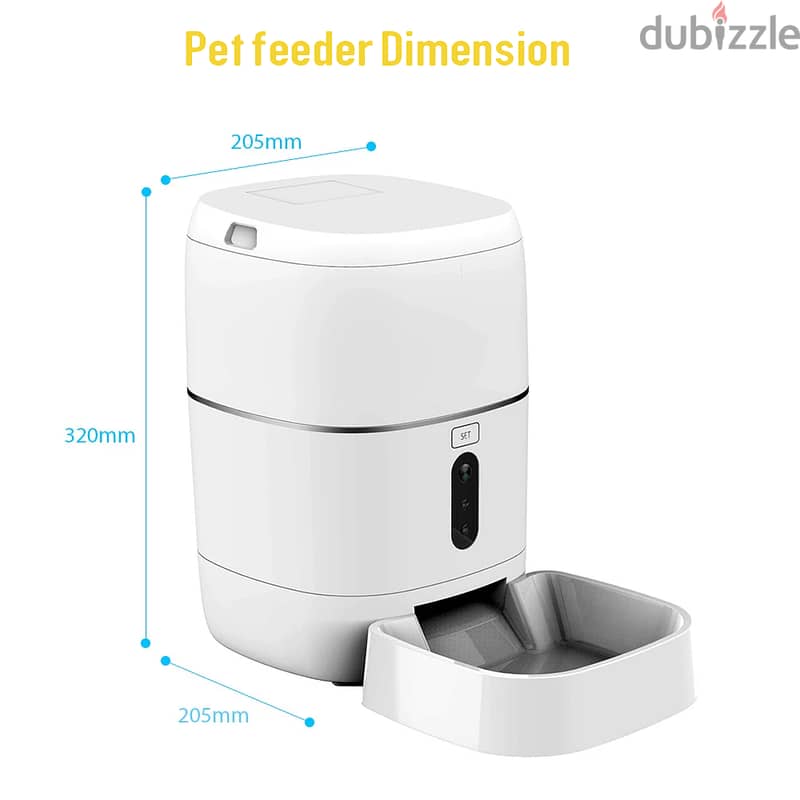 Pet Feeder with HD camera WiFi 6