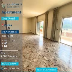 apartment for sale in zalka شقة الايجار في الزلقا