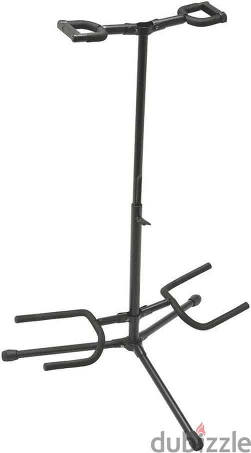 Upright Adjustable Double Guitar Stand 0