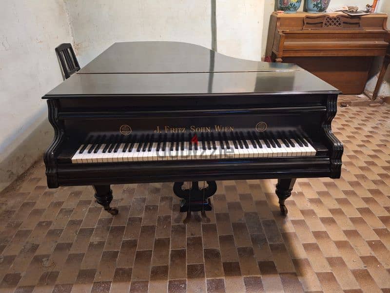 piano fritz &sohn by Vienna baby grand tuning warranty 3