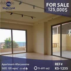 KS-1235, Apartment for Sale in Kfaryassine, شقة للبيع في كفرياسين