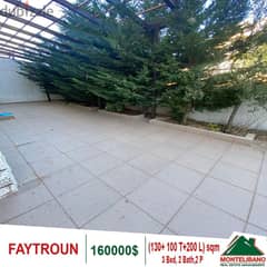 160000$!! Apartment for sale in Faytroun 0