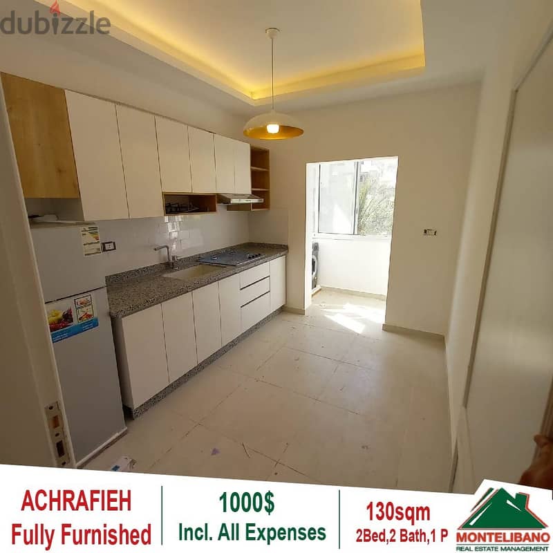 1000$!! Fully Furnished Apartment for rent in Achrafieh 4