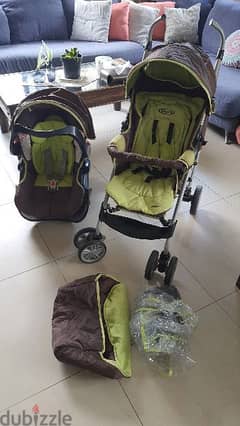 car seat , base  & stroller