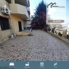 apartment for sale bchamoun شقة مع تراس بمساحة ممتازة للبيع في بشامون 0