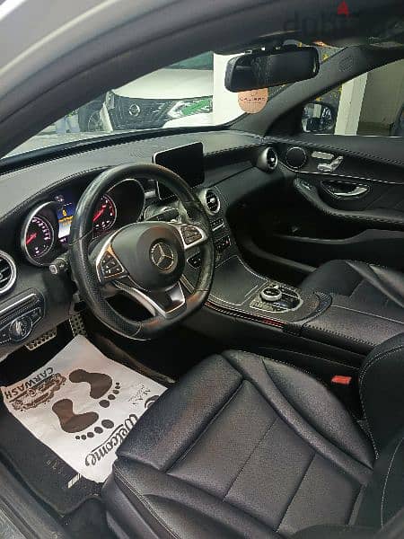 Mercedes-Benz C-Class 2017 PANORAMIC, AMG-styling , black leather 9