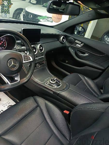 Mercedes-Benz C-Class 2017 PANORAMIC, AMG-styling , black leather 12