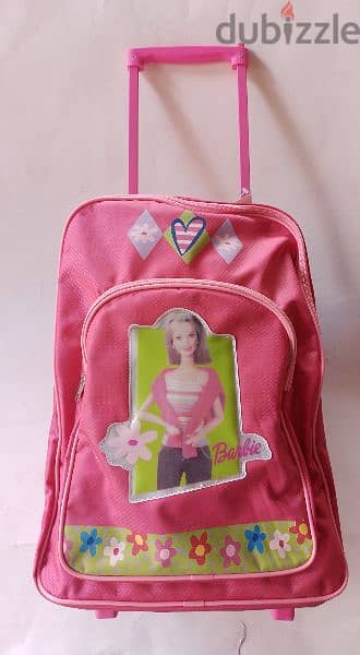 trolley school bag Barbie 16 inch 1