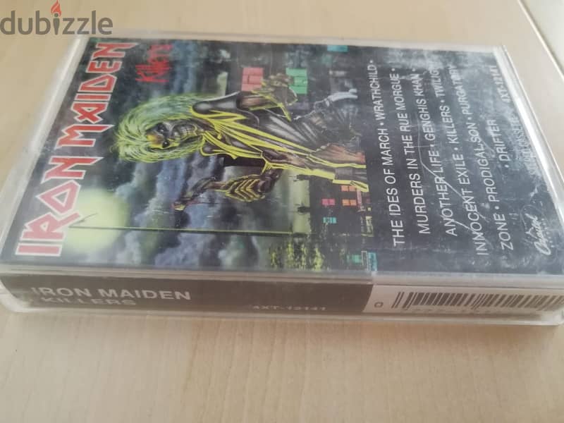 Iron Maiden "killers" cassette 0