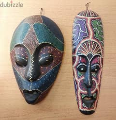 african mask mix color 0