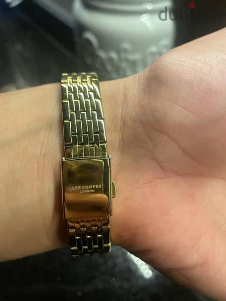 Lee Cooper London / Gold and green watch 2