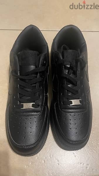 Black Nike Air Force 1s 1