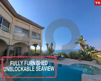 Sea view, pool, garden, Aley, Dawhet el hoss/دوحة الحص REF#YA112106