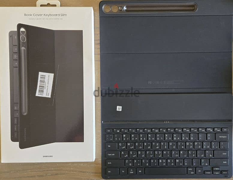 book cover keyboard slim for samsung tab S9+ 0