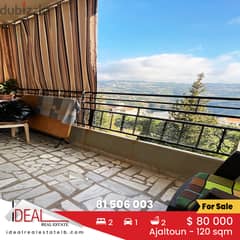 Apartment for sale in Ajaltoun 120 sqm ref#nw56389