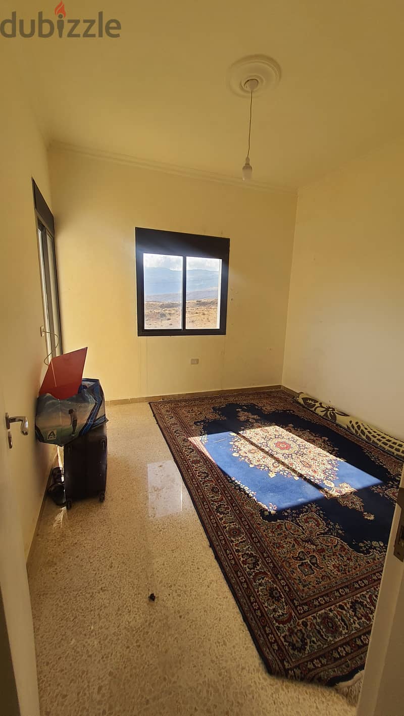 zahle dhour apartment for sale open view, no elevator Ref#6326 6