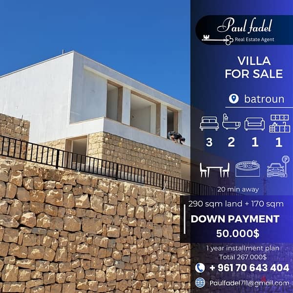 villa for sale with installment plan 0