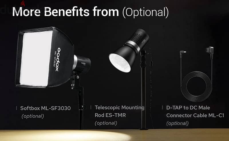 Godox ML30 LED Video Light, 37.6W 5600K Daylight, Bluetooth App 2