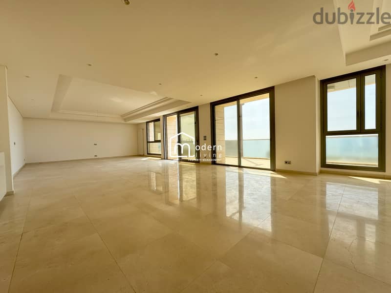 Sea view Apartment with Rooftop for Sale in Waterfront, Dbayeh 1