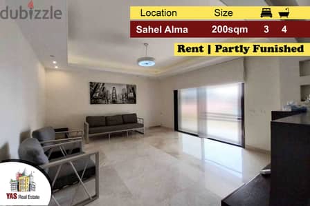 Sahel Alma 200m2 | Rent | Semi Furnished | Mint Condition | IV KS |