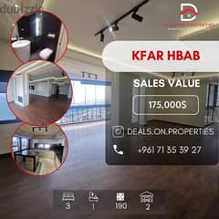 Apartment for sale in kfar hbabشقة للبيع في كفر حباب