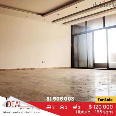 120 000 $ Apartment for sale in JBEIL Hboub 165 SQM REF#jh17145