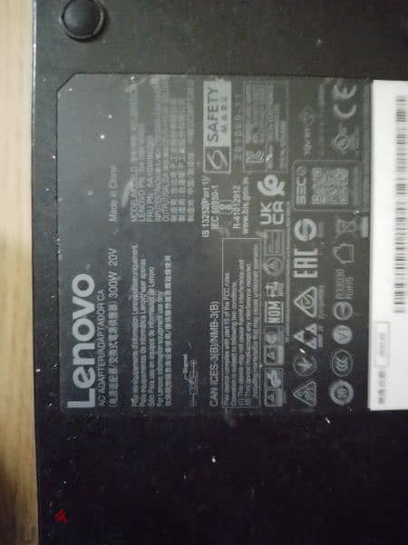 legion gaming charger 300 watt 15 amp lenovo 1