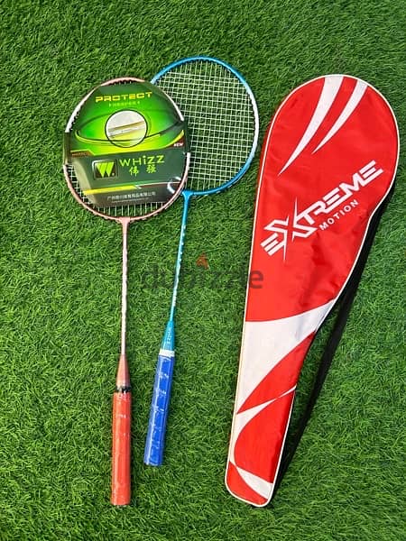 Set of 2 Badminton Rackets 1