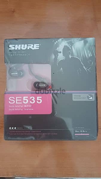 shure earfone model se535 for in ear monitor 1