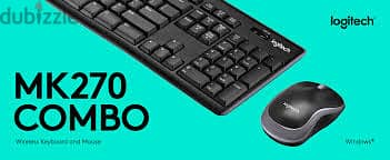 Logitech MK270 Wireless Keyboard and Mouse Combo