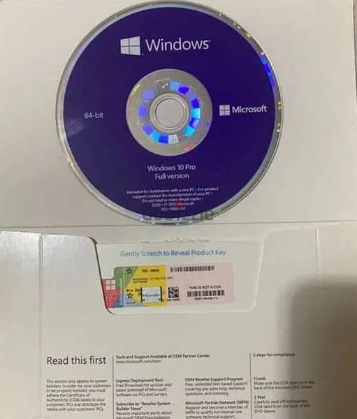 Win 10 Pro 64 License 3