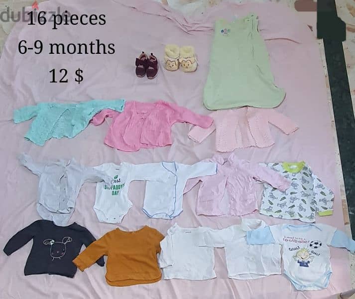 Baby Clothes 6-9 Months 0