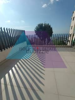 A 300 m2 apartment+190 m2 terrace+open sea view for sale in Rabieh 0