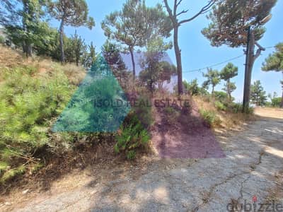 1100m2 land having an open mountain view for sale in Daher El Souwan