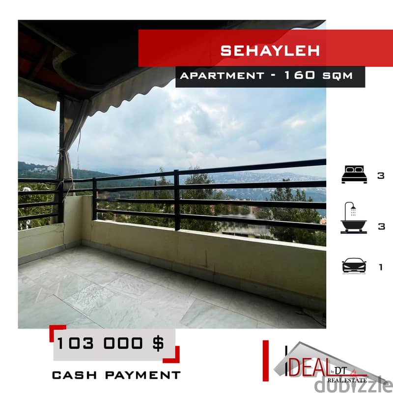 103 000 $ Apartment for sale in Sehayleh 160 sqm ref#nw56341 0