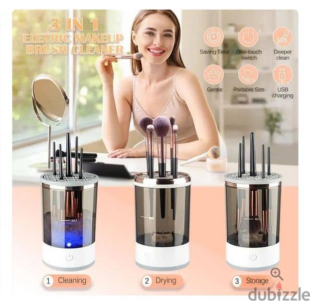 Electric MakeUp Brush Cleaner 3