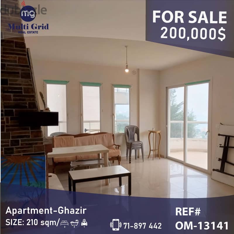 OM-13141, Apartment for Sale in Ghazir, شقة للبيع في غزير 0