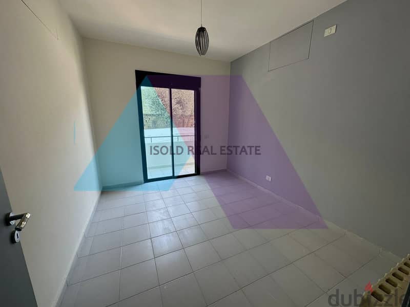 Semi Furnished & Decorated 155 m2 apartment for sale in Baabdat 9