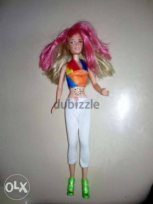 LILLY & HANNAH MONTANA SINGER 2 in1 weared new doll bend legs=18$ 0