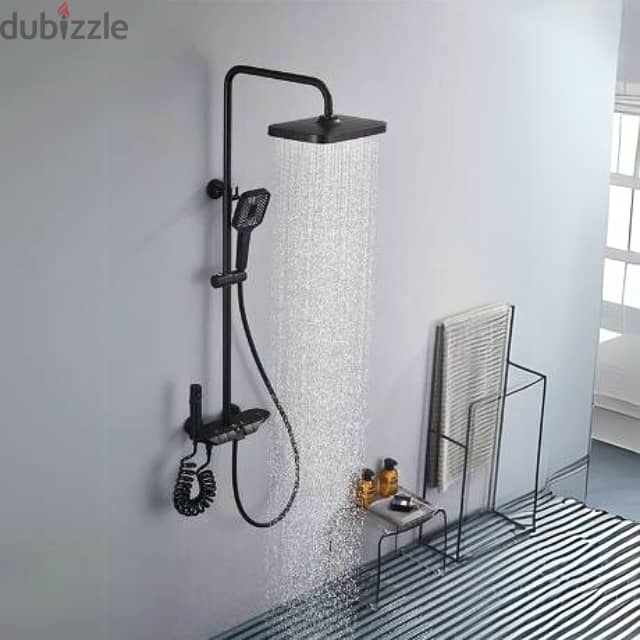 Thermostatic Shower Mixer with Digital Display & Spray Gun 0