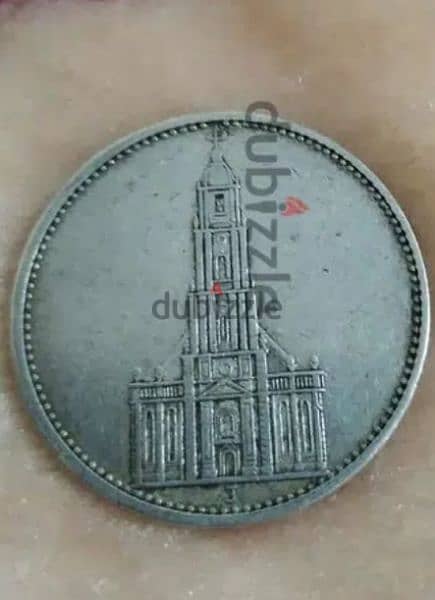 German Hitler Nazi silver Commemorative Coin of Postdam church 1934 1