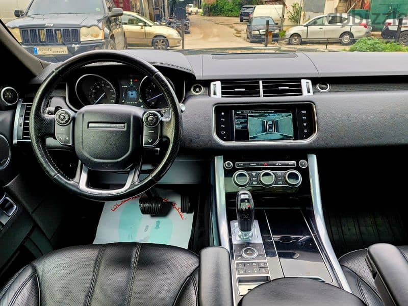 Range Rover Sport DYNAMIC V8 4WD 2016 FULL+HEAD UP DISPLAY  شبه جديد 15