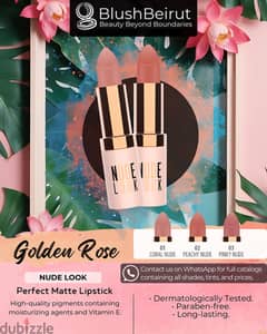 GOLDEN ROSE | Perfect Matte Lipstick 0