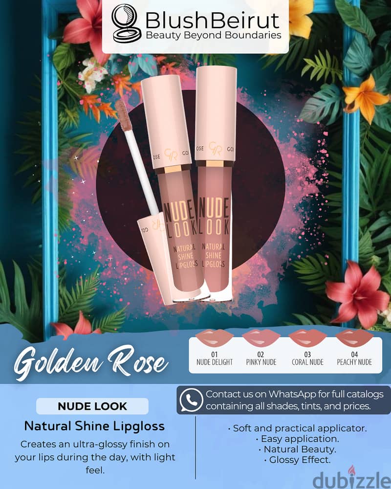 GOLDEN ROSE | Natural Shine Lipgloss 0