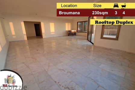 Broumana 230m2 | 180m2 Rooftop | Duplex | Calm Area | AMK |