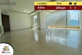 Adma 200m2 | Sea View | Well Lighted Apartment | Catch | RA |