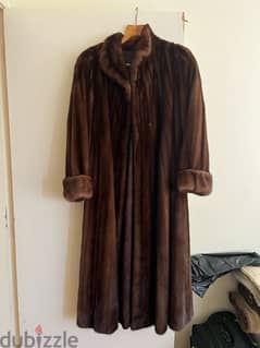 fur coat real mink Vison