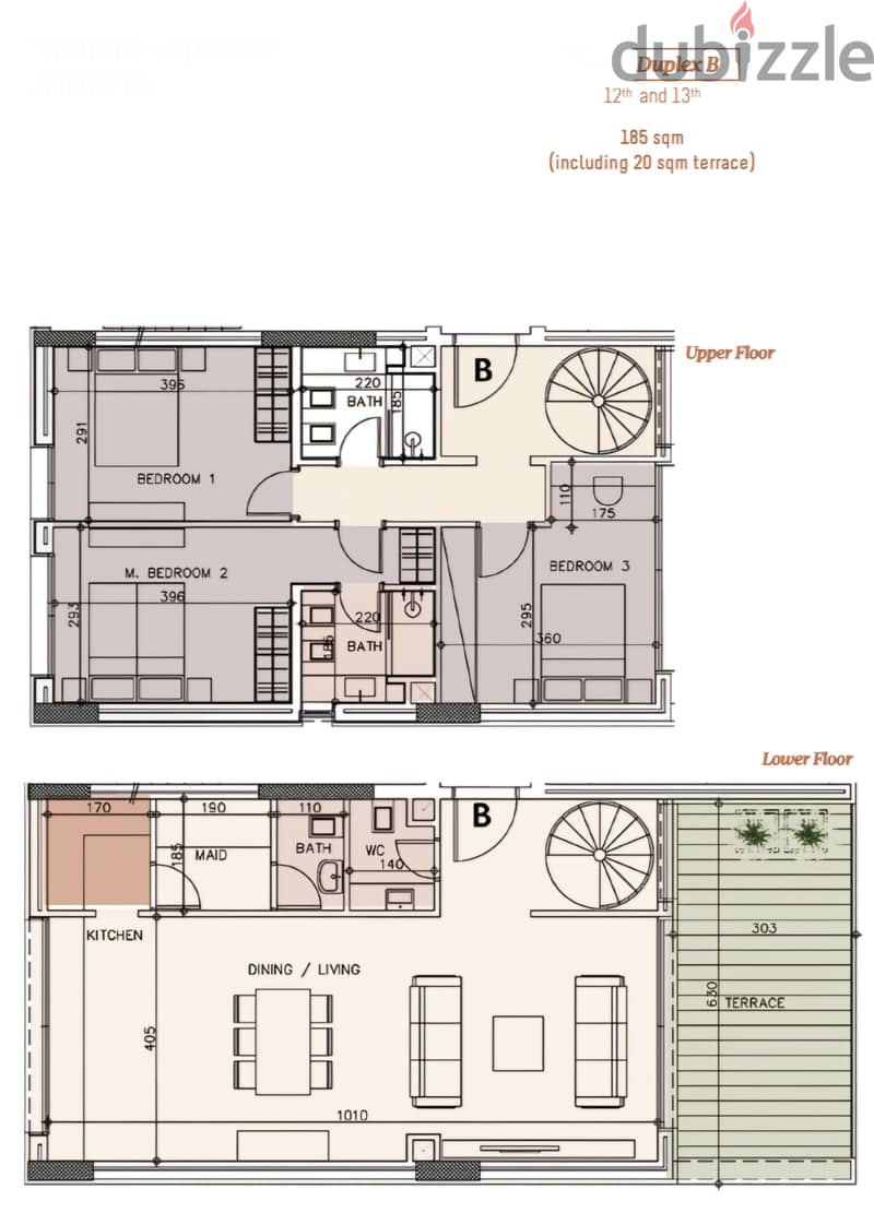 Apartment for sale in Achrafieh/ Duplex/ Amazing View/ Terrace 12